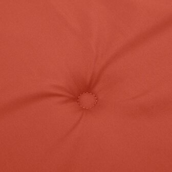 Terrasstoelkussen (75+105)x50x3 cm stof gem&ecirc;leerd rood 7