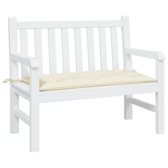 Tuinbankkussen 100x50x7 cm oxford stof cr&egrave;mekleurig 3