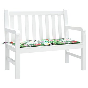 Tuinbankkussen 120x50x3 cm oxford stof meerkleurig 3