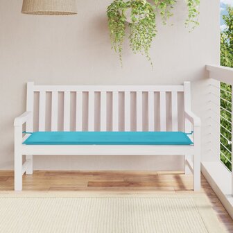 Tuinbankkussen 150x50x3 cm oxford stof turquoise 1