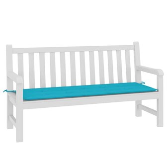 Tuinbankkussen 150x50x3 cm oxford stof turquoise 3