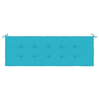 Tuinbankkussen 150x50x3 cm oxford stof turquoise 4