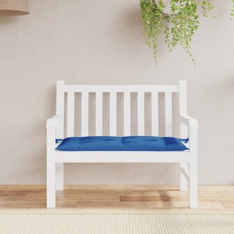 Tuinbankkussen 100x50x7 cm oxford stof blauw 3