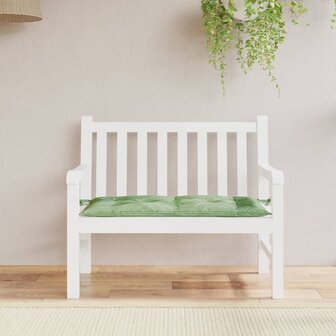 Tuinbankkussen 100x50x7 cm oxford stof bladpatroon 1