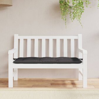 Tuinbankkussen 120x50x7 cm oxford stof antracietkleurig 3