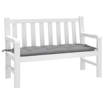 Tuinbankkussen 120x50x7 cm oxford stof grijs 1