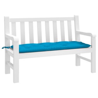 Tuinbankkussen 120x50x7 cm oxford stof lichtblauw 1