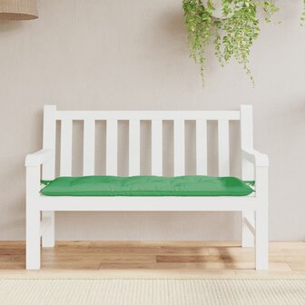 Tuinbankkussen 120x50x7 cm oxford stof groen 3