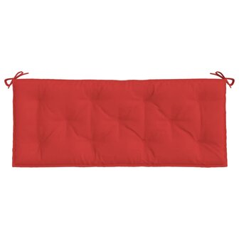 Tuinbankkussen 120x50x7 cm oxford stof rood 4