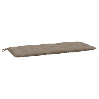 Tuinbankkussen 120x50x7 cm oxford stof taupe 2