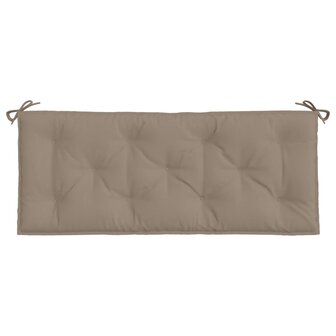 Tuinbankkussen 120x50x7 cm oxford stof taupe 4