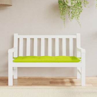 Tuinbankkussen 120x50x7 cm oxford stof heldergroen 3