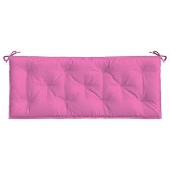 Tuinbankkussen 120x50x7 cm stof roze 4