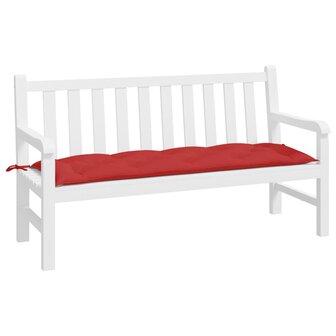 Tuinbankkussen 150x50x7 cm oxford stof rood 3