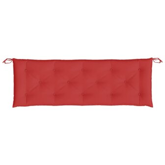 Tuinbankkussen 150x50x7 cm oxford stof rood 4