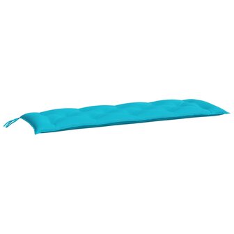 Tuinbankkussen 150x50x7 cm oxford stof turquoise 2