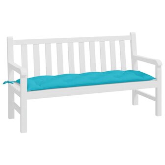 Tuinbankkussen 150x50x7 cm oxford stof turquoise 3