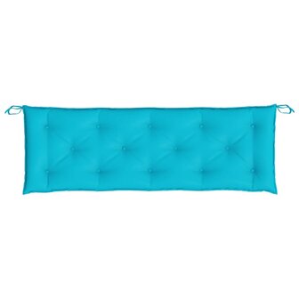 Tuinbankkussen 150x50x7 cm oxford stof turquoise 4