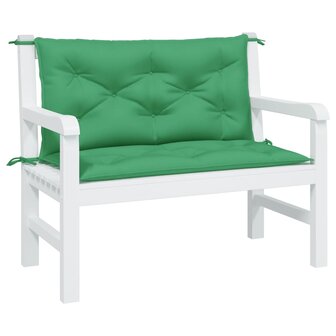 Tuinbankkussens 2 st 100x50x7 cm oxford stof groen 3