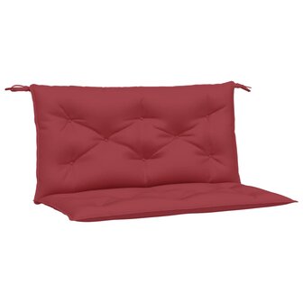 Tuinbankkussens 2 st 100x50x7 cm oxford stof wijnrood 2