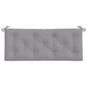 Tuinbankkussens 2 st 120x50x7 cm oxford stof grijs 5