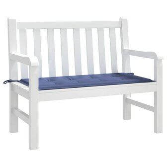 Tuinbankkussen 100x50x3 cm oxford stof marineblauw 3