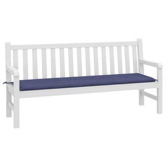 Tuinbankkussen 180x50x3 cm oxford stof marineblauw 3