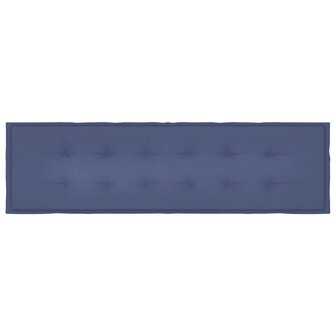 Tuinbankkussen 180x50x3 cm oxford stof marineblauw 4