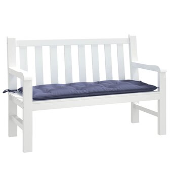 Tuinbankkussen 120x50x7 cm oxford stof marineblauw 3