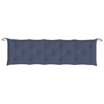 Tuinbankkussen 180x50x7 cm oxford stof marineblauw 2