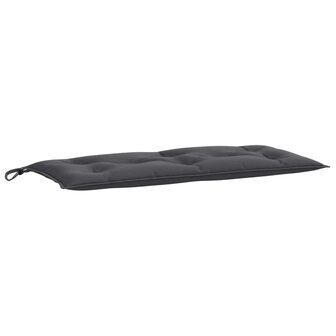 Tuinbankkussen 100x50x7 cm stof gem&ecirc;leerd antracietkleurig 2