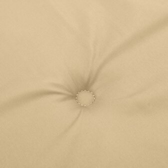 Tuinbankkussen 150x50x7 cm stof gem&ecirc;leerd beige 6