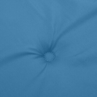 Tuinbankkussen 150x50x7 cm stof gem&ecirc;leerd blauw 6