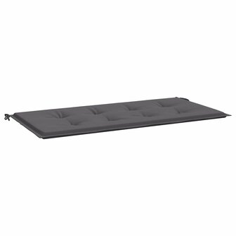 Tuinbankkussen 100x50x3 cm oxford stof antracietkleurig 2