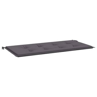 Tuinbankkussen 120x50x3 cm oxford stof antracietkleurig 2