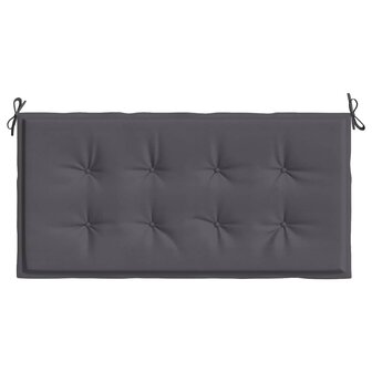 Tuinbankkussen 120x50x3 cm oxford stof antracietkleurig 4