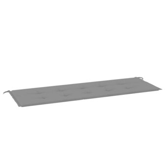 Tuinbankkussen 150x50x3 cm oxford stof grijs 2