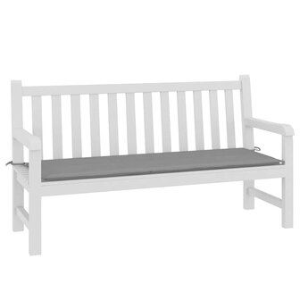 Tuinbankkussen 150x50x3 cm oxford stof grijs 3