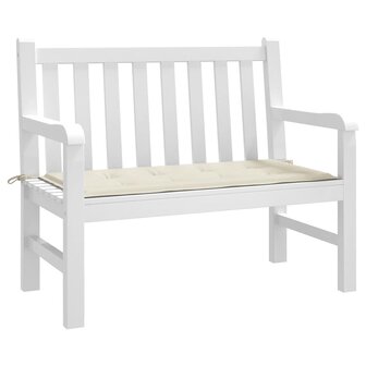 Tuinbankkussen 100x50x3 cm oxford stof cr&egrave;mekleurig 3