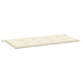 Tuinbankkussen 120x50x3 cm oxford stof cr&egrave;mekleurig 2