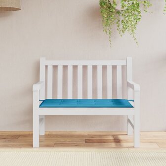 Tuinbankkussen 100x50x3 cm oxford stof blauw 1