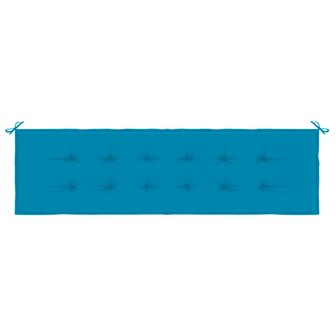 Tuinbankkussen 180x50x3 cm oxford stof blauw 4
