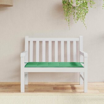Tuinbankkussen 120x50x3 cm oxford stof groen 1