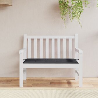 Tuinbankkussen 120x50x3 cm oxford stof zwart 1