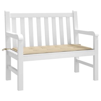 Tuinbankkussen 120x50x3 cm oxford stof beige 3