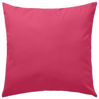 Buitenkussens 45x45 cm roze 2 st 2