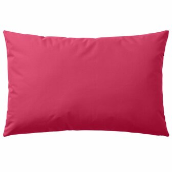 Buitenkussens 60x40 cm roze 4 st 2