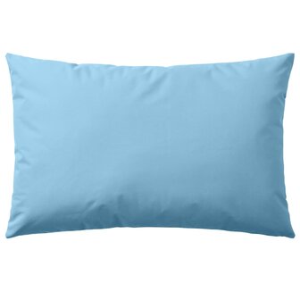 Buitenkussens 60x40 cm lichtblauw 2 st 2