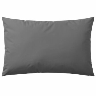 Buitenkussens 60x40 cm grijs 2 st 2