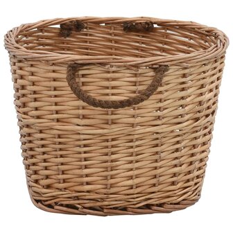 Houtmand met handvatten 56x40x28 cm natuurlijk wilgenhout 3